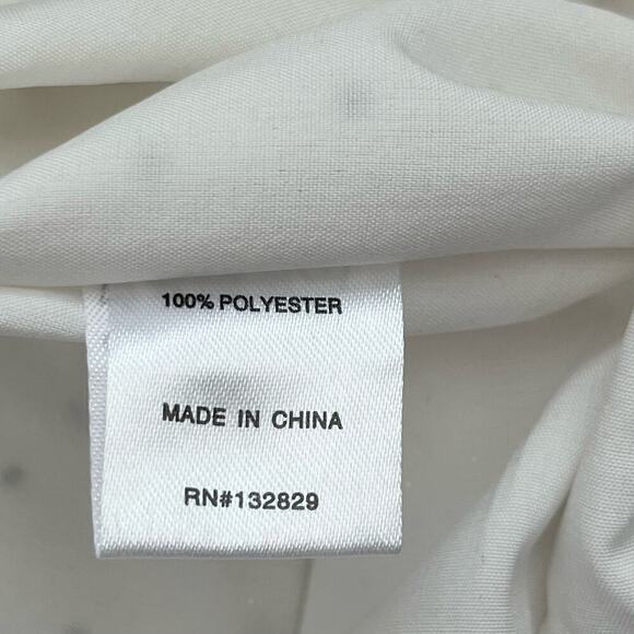 Superdown Jacelyn Wrap Mini Dress Ruffle Hem in White Black Polka Dots, Size XS - Picture 13 of 14